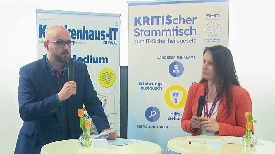 Sandy Mönch u. Steven Paschke, SHD System-Haus-Dresden GmbH zum KRITISchen Stammtisch