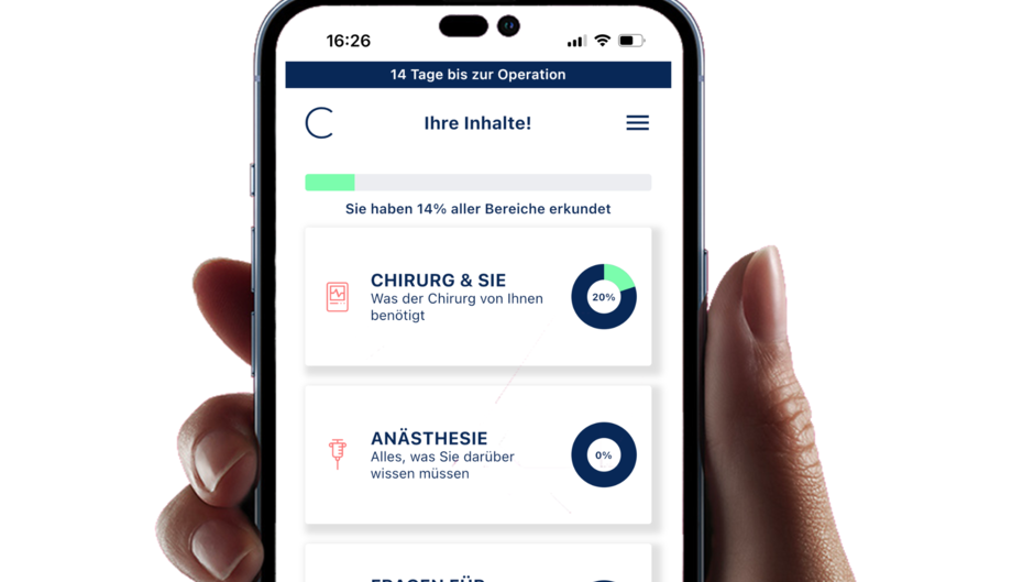 Gesundheits-App „Ready4OP“ wird in Studie getestet
