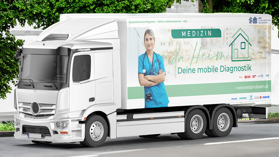 Modellprojekt: Fahrzeug mit medizinischer Hightech-Diagnostik soll Pflegeheime im Saarland anfahren