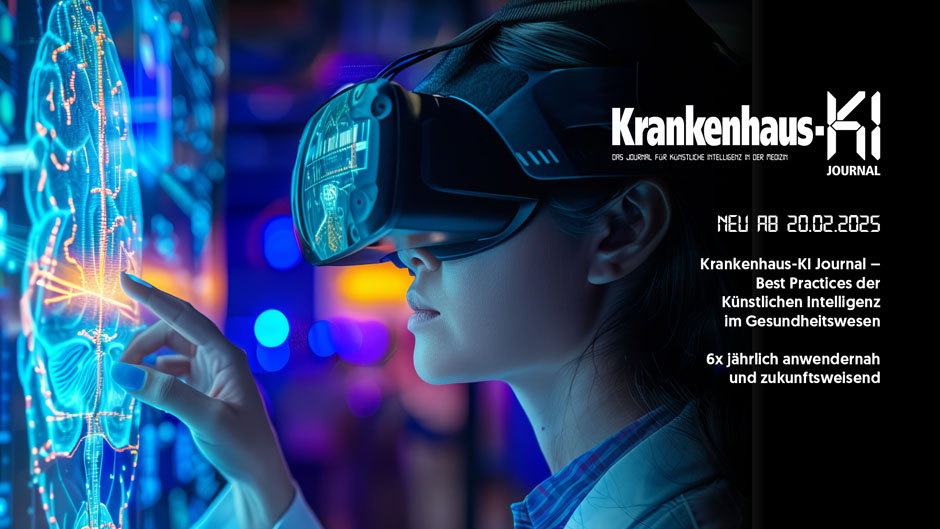Neue Zeitschrift Krankenhaus-KI Journal erscheint 6x jährlich ab dem 20.02.2025
