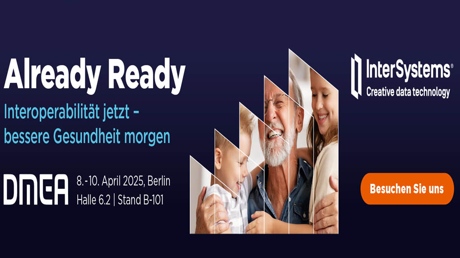 InterSystems GmbH / Halle 6.2, Stand B-101