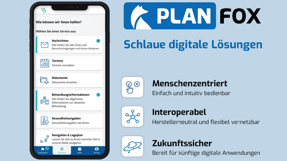 PLANFOX | Patientenportale / Halle 4.2, Stand D-105