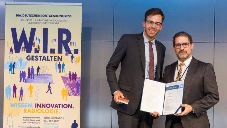 Promotionspreis 2025 für Dr. med. Lennard Kroll: KI trifft Klinik