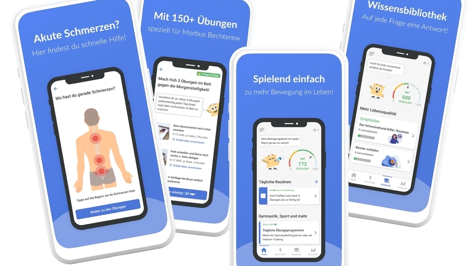 Weniger Schmerz, mehr Lebensfreude – Axia-App-hilft bei axialer Spondyloarthritis