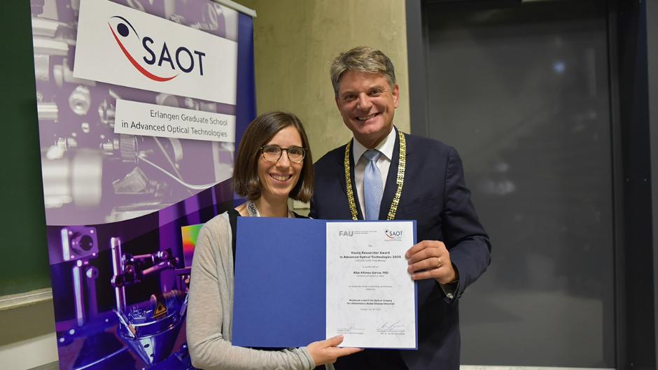 Young Researcher Award: Mit optischen Technologien gegen Darmkrebs