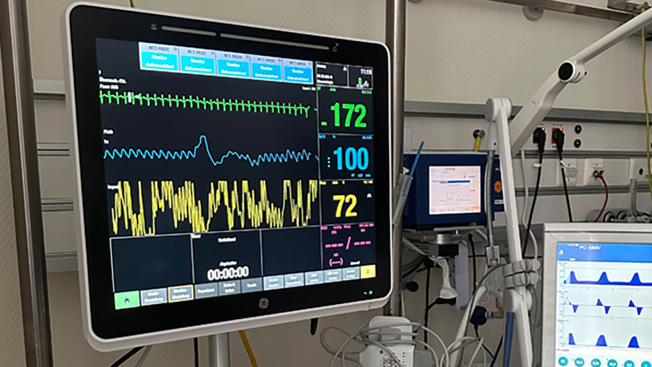 Neues Monitorsystem zur Überwachung der Vitalwerte von Frühchen am Städtischen Krankenhaus Pirmasens