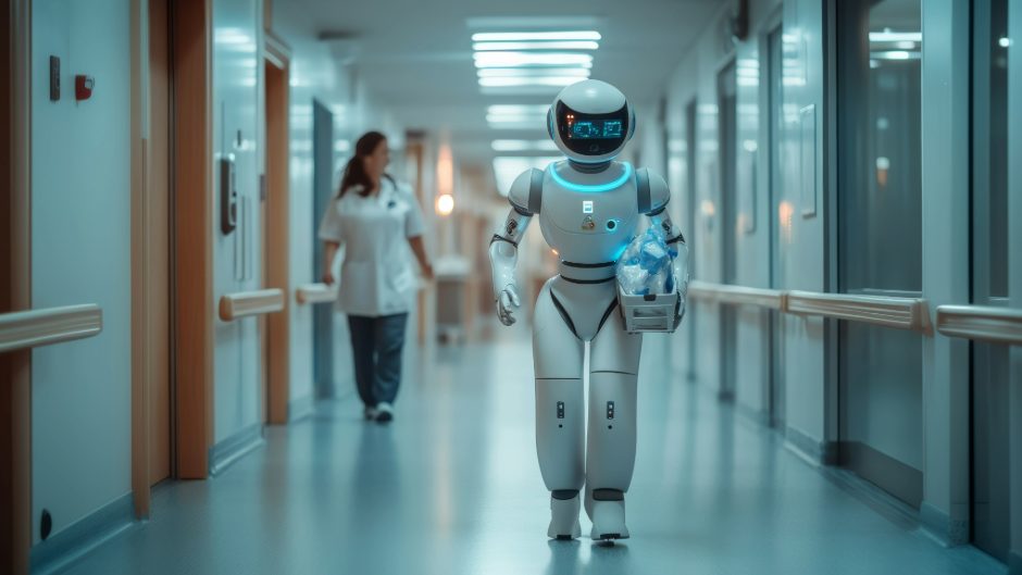 Humanoide Roboter ziehen in die Klinik