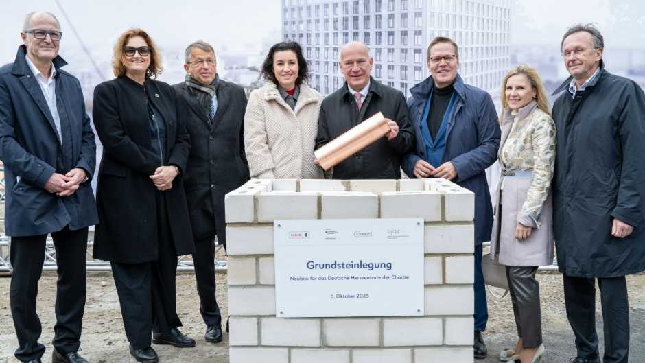 Neubau für das Deutsche Herzzentrum der Charité: Grundstein für die Herzmedizin der Zukunft