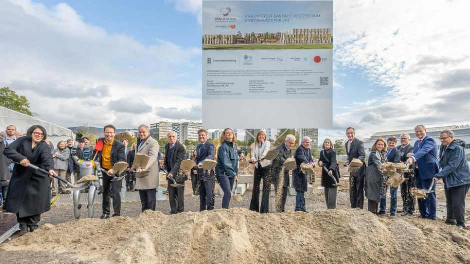 Spatenstich für „smartes“ Herzzentrum mit assoziiertem Forschungsinstitut
