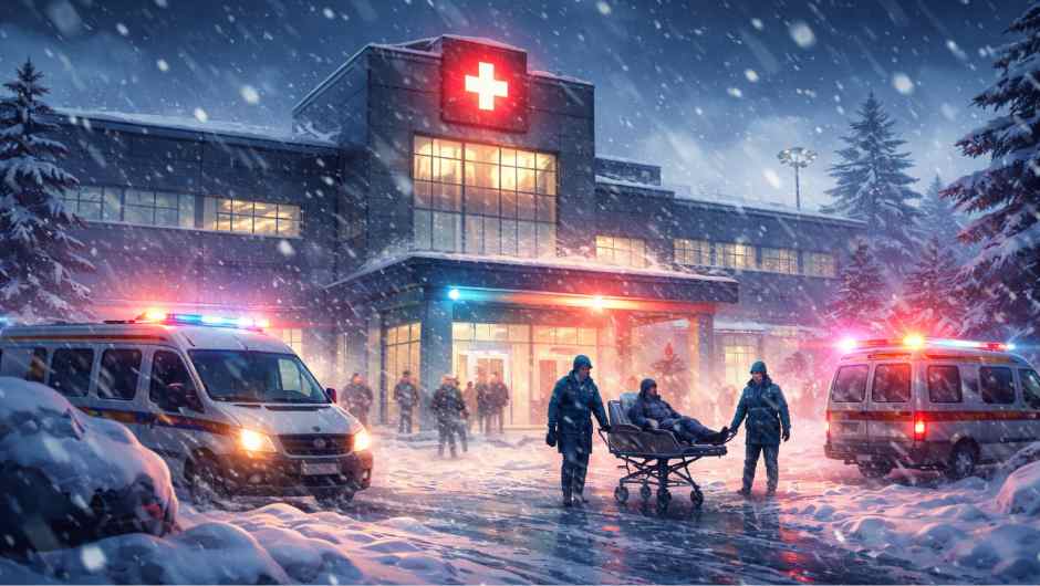 Winterliche Extremwetterereignisse - Herausforderung im Klinikalltag