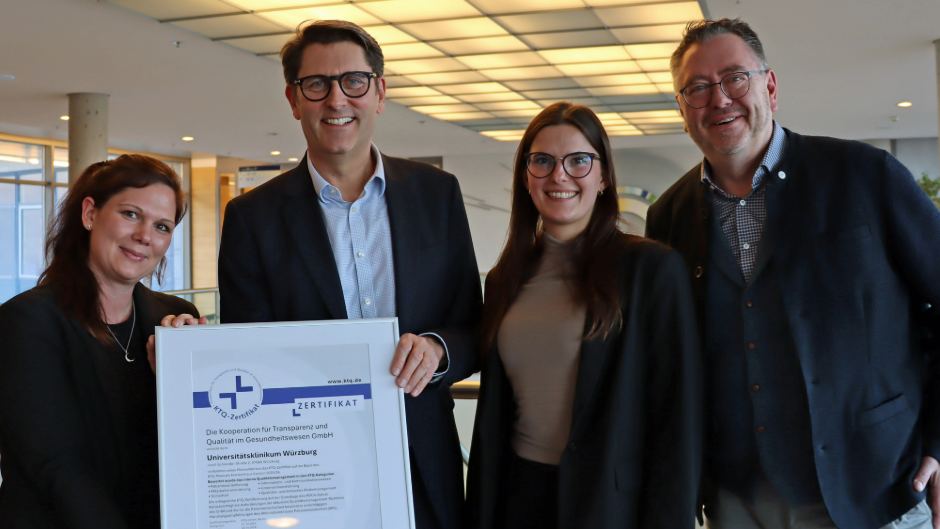 KTQ-Rezertifizierung bestätigt kontinuierliche Qualitätssteigerung am Uniklinikum Würzburg
