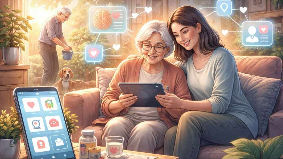 Digitale App unterstützt Menschen mit Demenz und Angehörige Digitale App unterstützt Menschen mit Demenz und Angehörige
