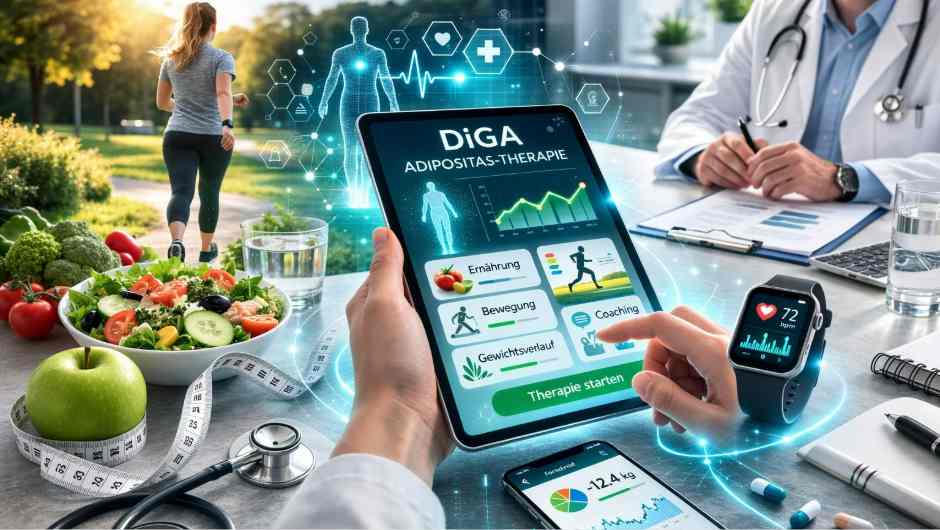 Digitale Gesundheitsanwendung optimiert Adipositastherapie