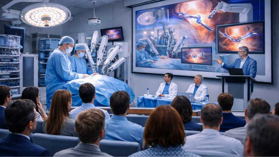 Vortrag: Operation mit Präzision – welche Vorteile die Robotik bei medizinischen Eingriffen bringt Vortrag: Operation mit Präzision – welche Vorteile die Robotik bei medizinischen Eingriffen bringt