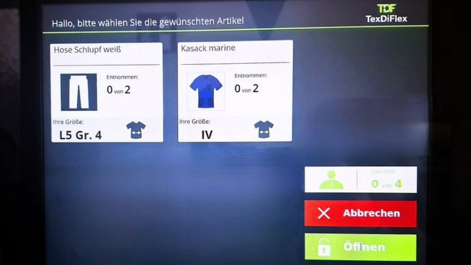 Automatisierte Bekleidungsausgabe optimiert Kliniklogistik