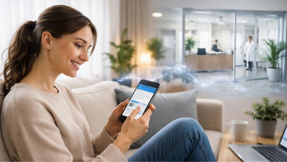 Digitaler Pionier: BERGISCHE bietet ab sofort "Online-Check-in" in der Arztpraxis