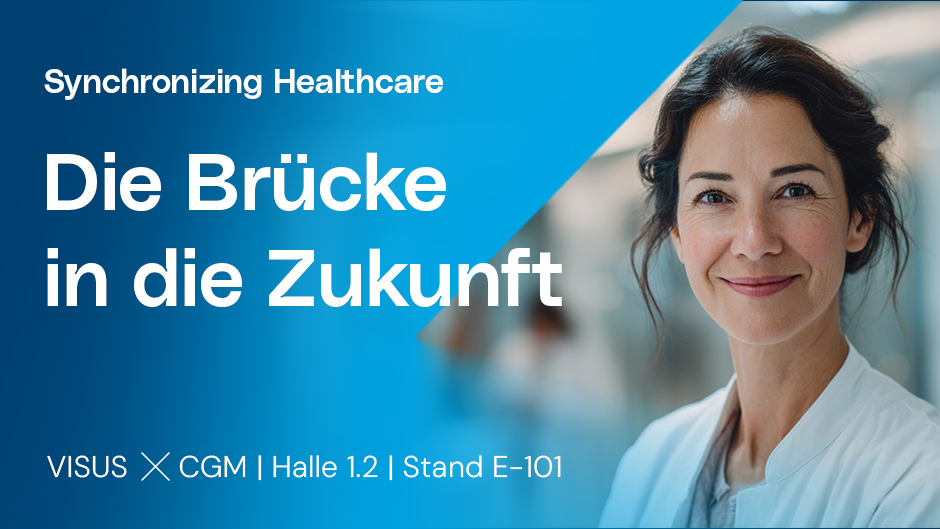 VISUS Health IT GmbH, Halle 1.2, Stand E-101.