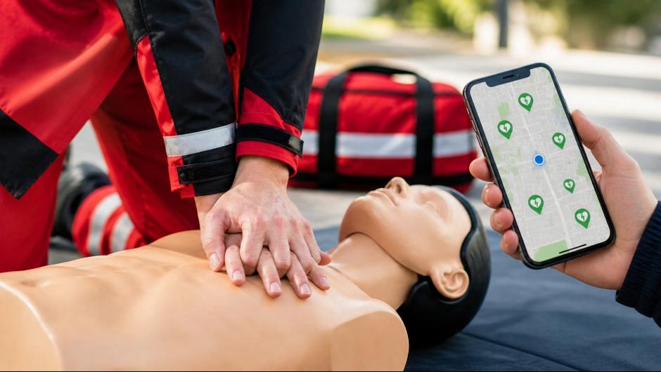 Reanimationsregister 2025: Ersthelfendenquote stabil, App-Retter gewinnen an Bedeutung