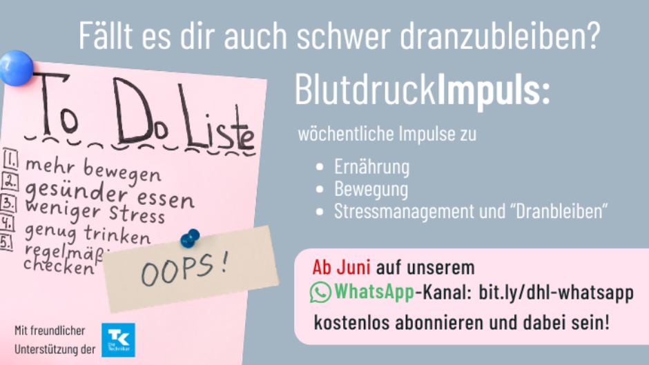 Digitale Impulse sollen gesunden Blutdruck fördern