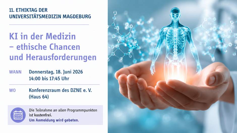 KI in der Medizin: Universitätsmedizin Magdeburg lädt zum 11. Ethiktag ein