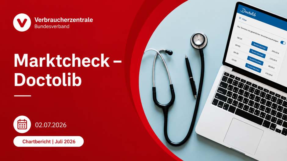 Verbraucherzentrale kritisiert Doctolib: Kassenpatienten sehen trotz Filter kostenpflichtige Arzttermine Verbraucherzentrale kritisiert Doctolib: Kassenpatienten sehen trotz Filter kostenpflichtige Arzttermine