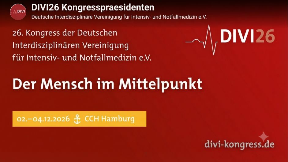 DIVI-Kongress 2026: Intensivmedizin zwischen Künstlicher Intelligenz und patientenzentrierter Versorgung