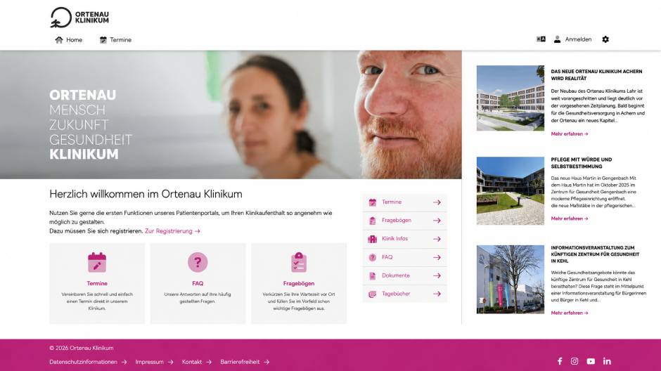 Ortenau Klinikum startet digitales Patientenportal