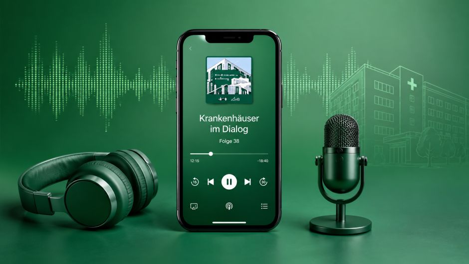 DKG-Podcast „Krankenhäuser im Dialog“ beleuchtet aktuelle Herausforderungen im Gesundheitswesen