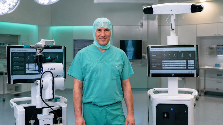 Roboterassistierte Kniechirurgie mit digitaler Echtzeitplanung