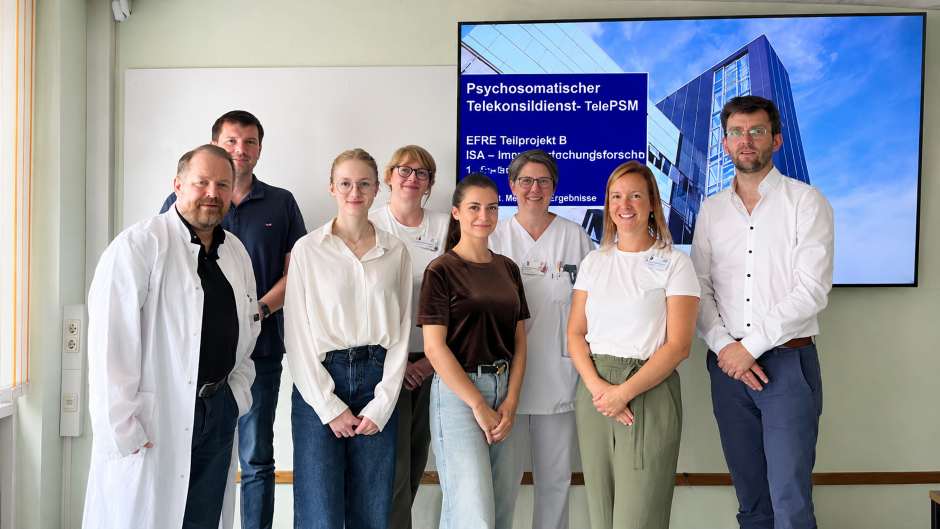 Psychosomatisches Telekonsil verbindet Dessau mit Universitätsmedizin Magdeburg Psychosomatisches Telekonsil verbindet Dessau mit Universitätsmedizin Magdeburg