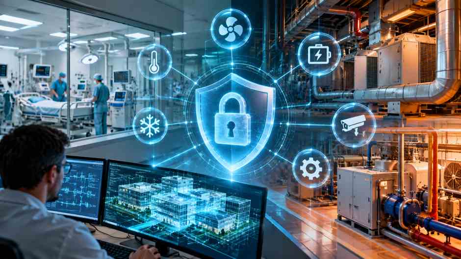 Cybersicherheit in der Klinik-TGA: NIS2 rückt Gebäudetechnik in den Fokus